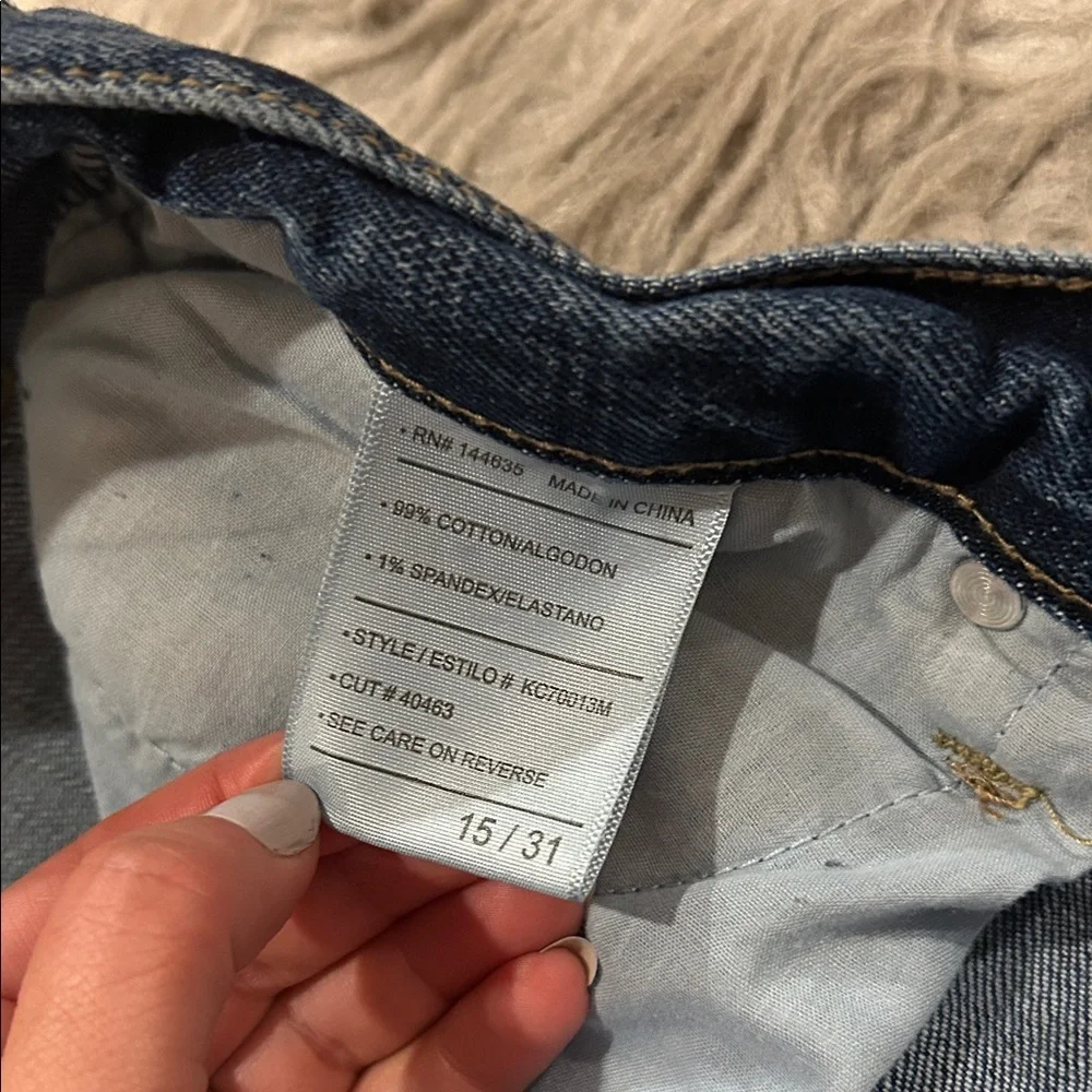Kancan Mordekaiser High‎ Rise Dark Blue Washed Dad Jeans
